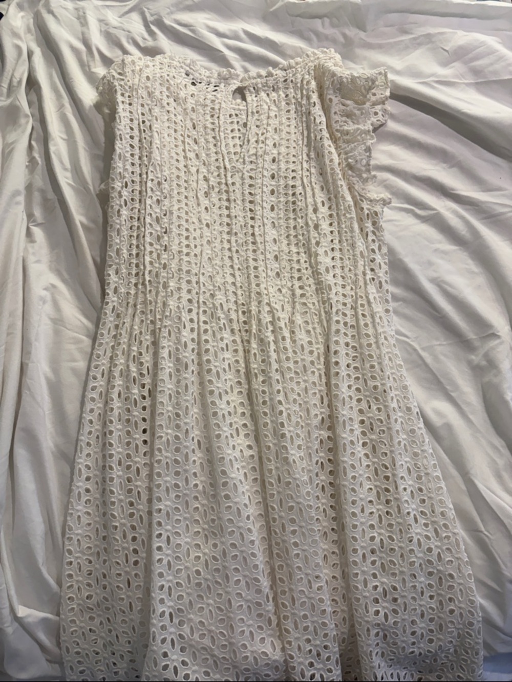 Madewell White Eyelet Mini Dress - Picture 6 of 6